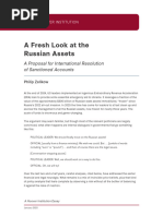 A Fresh Look at the Russian Assets: A Proposal for International Resolution of Sanctioned Accounts