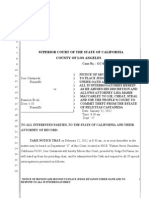 Request For Special Interrogatories To Judge Devanon at Hearing Jan 12 2012