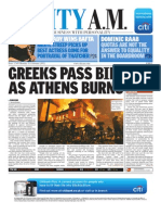 Greeks Pass Bill As Athens Burns: Iron Lady Wins Bafta