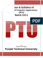 Scheme & Syllabus of Batch 2011: Punjab Technical University