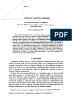 Dynamics of Magnetic Vortices