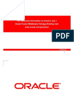 Oracle Middle Ware Strategy Briefing 072008