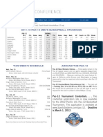 2011-12 Pac-12 Men'S Basketball Standings