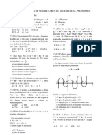 Lista de Exercícios - Polinômios