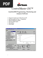 Orton ControlMaster DX Autofire2000 Programming, Monitoring and Analysis Software