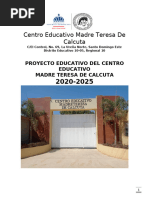 Proyecto Educativo de Centro Madre Teresa de Calcuta