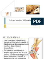 Artrocentesis y Abdominocentesis