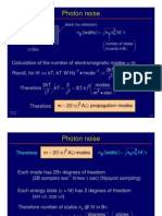 Photon noise: τ σ = σ hf n watts