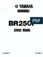 Yamaha BR250 Bravo Snowmobile Service Manual