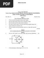 EST130 BASICS OF ELECTRICAL AND ELECTRONICS ENGINEERING, DECEMBER 2020