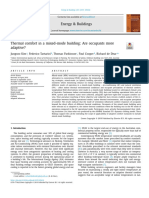 Thermal comfort in a mixed-mode building Are occupants more adaptive (signo pregunta)