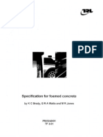 SSmith 63Y62789 TF3-31 Spec For Foamed Concrete