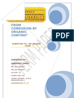 Protection From Corrosion by Organic Coating