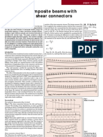 Analysis of Composite Beams Widely Spaced Connectors