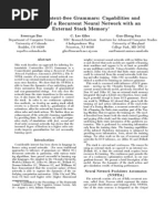 Learning Context-Free Grammars: Capabilities and Limitations of A Recurrent Neural Network With An External Stack Memory