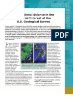 International Science in The National Interest at The U.S. Geological Survey