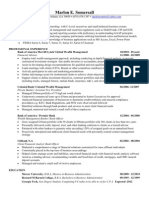 Resume Financial Analyst MARLONSOMERSALL