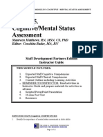 Module 5 Cognitive Mental Assessment