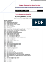 Machine Mate Inc - Full List of CNC Codes