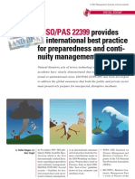 IsO PAS223 Provides International Best Practice