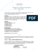 Conseil Municipal Latresne 07avr11