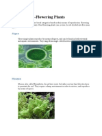 Types of Nonflowering & Flowering Plants