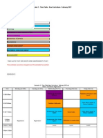 Med 2 (February 2012) Schedule