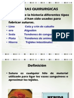 14 - Suturas Tipos Drenes, Drenajes