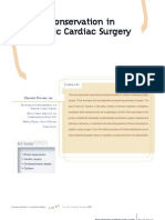 Blood Conservation in Pediatric Cardiac Surgery