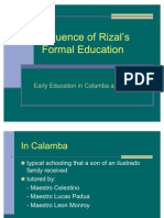 Rizal - Early Education