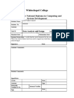 QCF Data Analysis and Design Assignment