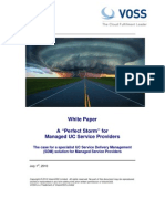 White Paper A "Perfect Storm" For Managed UC Service Providers