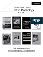 Sternberg Cognitive Psychology 2010-2011