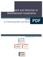 Recruitment and Selection in Multinational Corporation