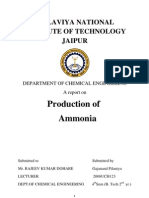 Production of Ammonia