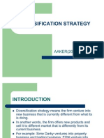 MKTG Analysis - Diversification Strategy