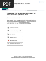 Isolation and Characterization of Starch from Pearl Millet  Pennisetum typhoidium  Flours (1)