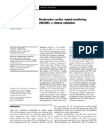 Noninvasive Cardiac Output Monitoring (NICOM) : A Clinical Validation