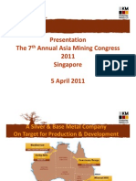 Kimberly Metals - Asia Mining Congress