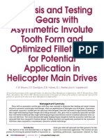 Analysis and Testing of Asymmetric Gears