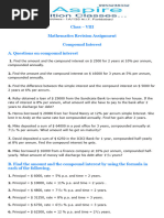 ATC SCIENCE VIII Compound Interest