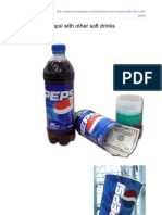 Swot Analysis of Pepsi With Other Soft Drinks