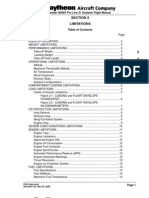 Hawker 00XPC Limitations