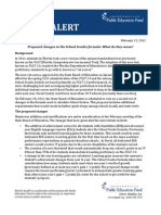 JPEF Policy Alert - School Grading Formula Changes February 2012