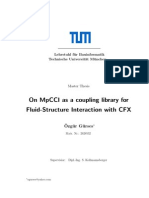 (Thesis) On MpCCI As A Coupling Library For FSI With CFX