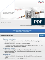 SDM Case Analysis: CISCO Systems: Managing The Go-to-Market Evolution