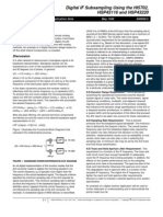 Digital IF Subsampling Using The HI5702, HSP45116 and HSP43220