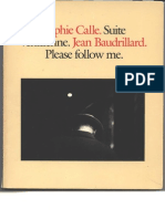 Calle, Baudrillard - Suite Venetienne - Please Follow Me