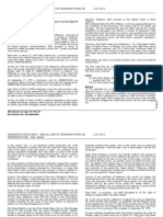 Transportation Digest - Special Laws in Transportation (B) A.M.+D.G. Transportation - Atty. Abaño