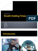 Breath Holding Times